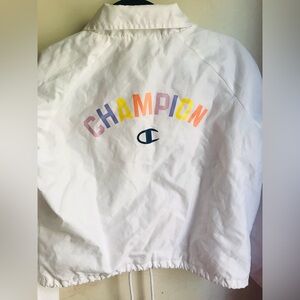 Champion Coach’s cropped windbreaker jacket size medium